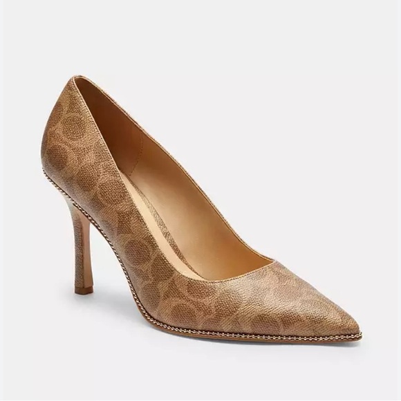 Coach Samantha Signature Coated Canvas Dress
Pumps NEW - Picture 3 of 8
